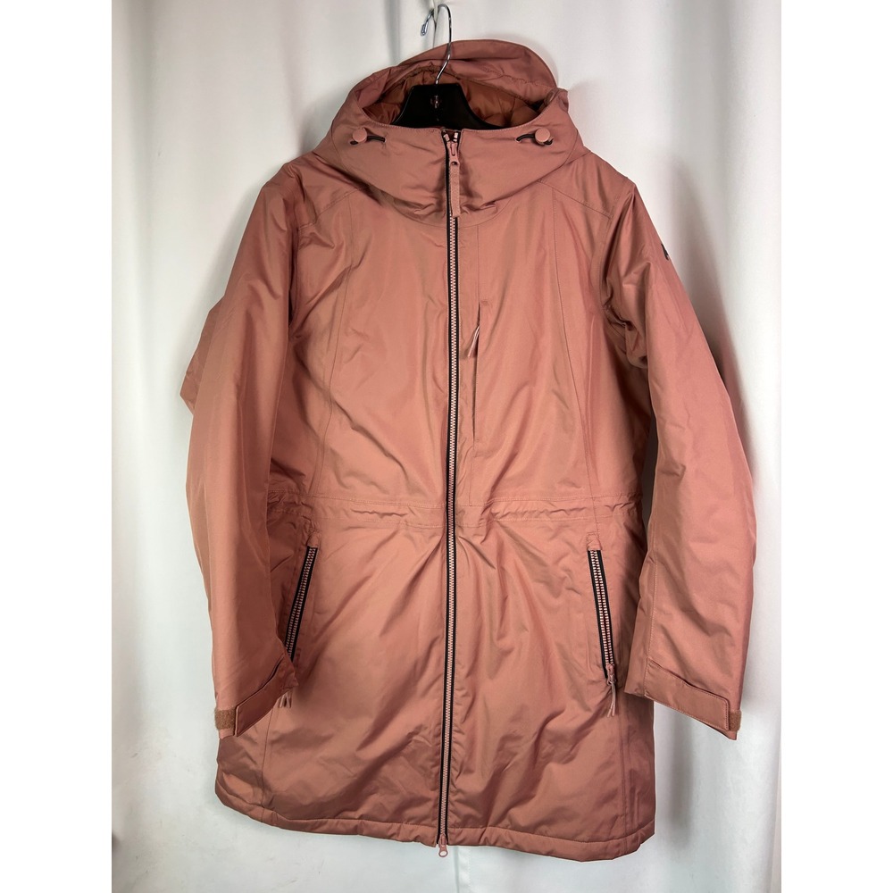 Helly Hansen Pink Solid Parka Jacket Hooded Insulated Gorpcore Outdoor Large